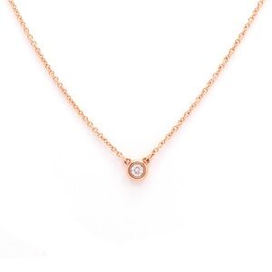 Tiffany & Co. 18K Rose Gold 0.12ct Elsa Peretti Diamond by The Yard